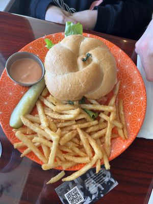 Teriyaki Burger with Beyond Burgerr  at Sweet Hazel & Co Grab & Go in Salt Lake City