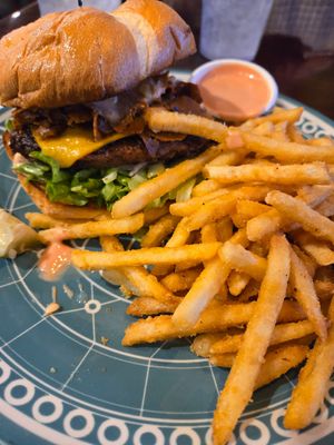 Pastrami burger at Sweet Hazel & Co Grab & Go in Salt Lake City