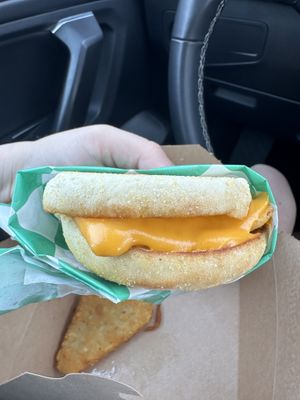 Bacon, egg, and cheese sandwich  at Sweet Hazel & Co Grab & Go in Salt Lake City