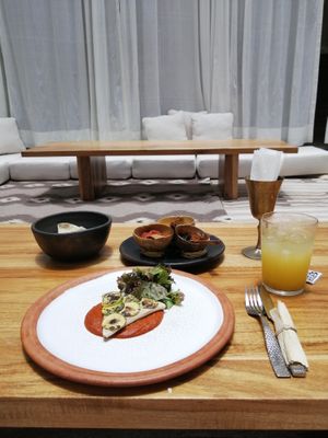 Balance and favor in nice and harmonious place.  at Hotel Sin Nombre in Oaxaca