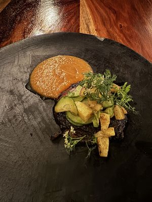 Main course 2, nice taste, but no substance   at Hotel Sin Nombre in Oaxaca