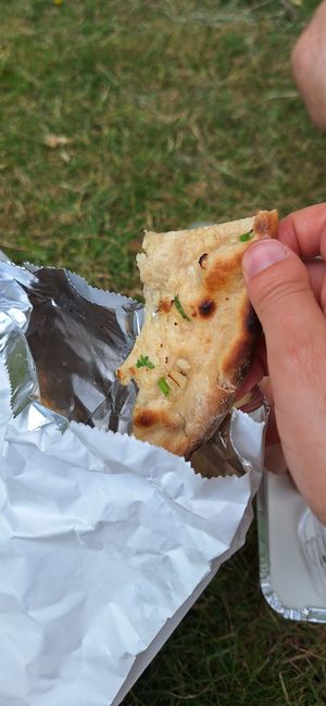 Garlic naan had a lot of garlic at Dartford Dosa House in Dartford