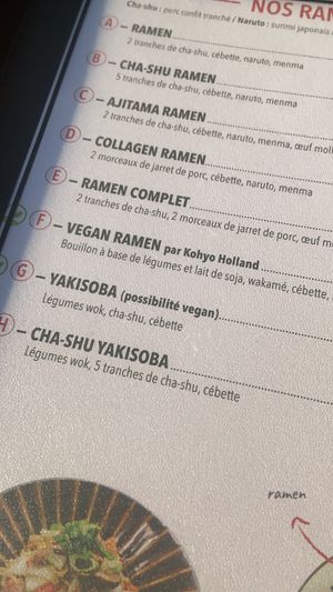 Alternatives vegan pour 2 plats  at Mecha Uma in Avignon