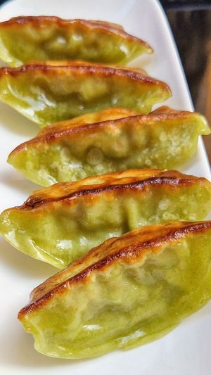 Vegan Gyozas at Mecha Uma in Avignon