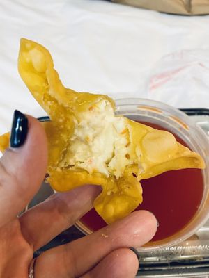 Vegan Crab Rangoon—-AMAZING!!! at Kuki in Hanover