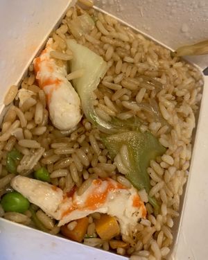 Shrimp fried rice  at Kuki in Hanover