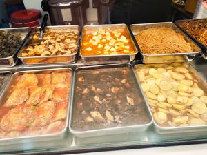 Early morning dishes at Makan Vegan 斋这里 - Toa Payoh in Central Singapore