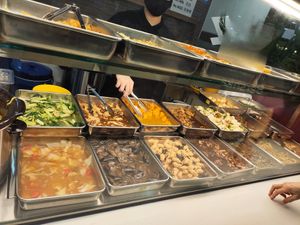 lunch time dishes at Makan Vegan 斋这里 - Toa Payoh in Central Singapore