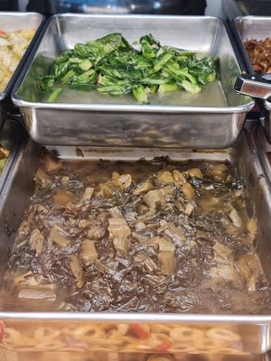 Meicai  and greenie ~ 28/11/21 at Makan Vegan 斋这里 - Toa Payoh in Central Singapore