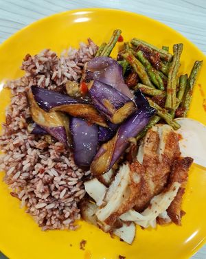 $4.80 Cai Png ~ 8/4/22 at Makan Vegan 斋这里 - Toa Payoh in Central Singapore