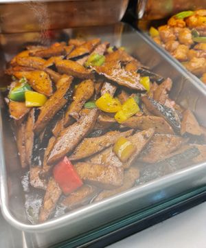 Piping Hot Mock Fish ~ 9/4/22 at Makan Vegan 斋这里 - Toa Payoh in Central Singapore