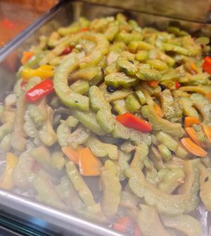 Piping Hot Bittergourd ~ 9/4/22 at Makan Vegan 斋这里 - Toa Payoh in Central Singapore