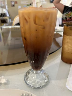 Thai iced tea - I’ve had better - I’d say skip it.   at Loving Hut in Elk Grove