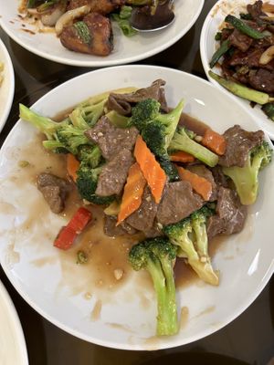 Broccoli dish - can’t remember the name - it was ok   at Loving Hut in Elk Grove