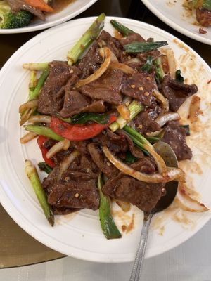 Mongolian wonder - yummy   at Loving Hut in Elk Grove