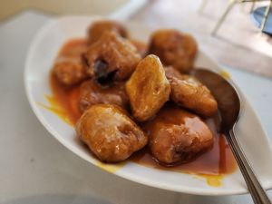 Orange Wonder at Loving Hut in Elk Grove