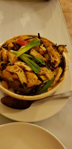 This one was good! It got rice and clear noodles in the bottom at Loving Hut in Elk Grove