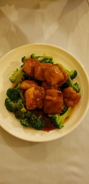 The broccoli still had a crunch to it. So I loved that! at Loving Hut in Elk Grove