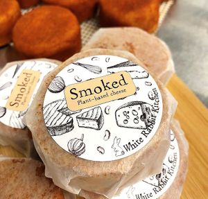 Smoked cheese - no artificial flavours here! We smoke our cheese with maplewood  at White Rabbit Kitchen in Chester