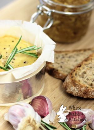 Baking Camembert style vegan cheese - made to bake in the oven at White Rabbit Kitchen in Chester