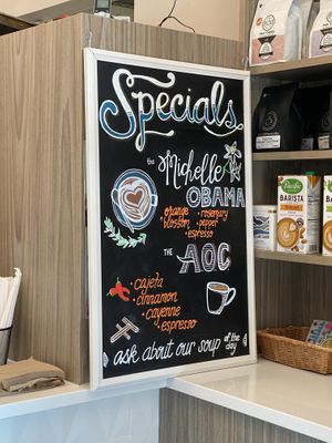 Coffee specials  at Khepri Cafe in Chicago