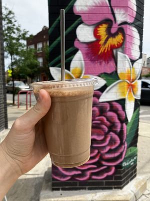 Coffee smoothie   at Khepri Cafe in Chicago