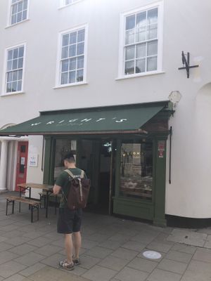 just away from the market square  at Wright's in Bury St Edmunds