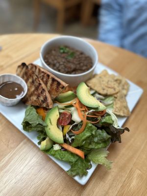 Lentil special  at Cafe Ono in Volcano