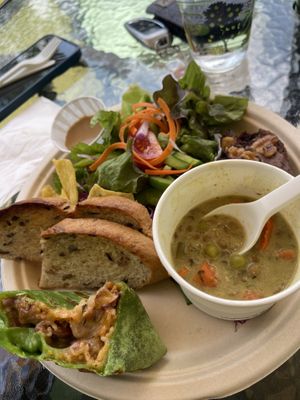 Mexican Burrito  at Cafe Ono in Volcano