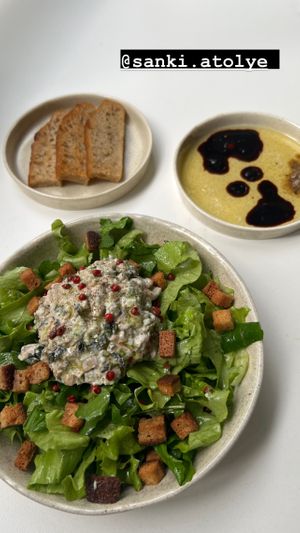 Salad  at Sanki Atölye in Istanbul