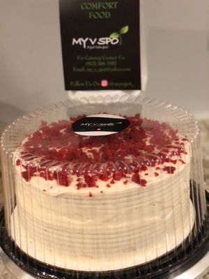 Red Velvet Cake at My V Spot in Jacksonville
