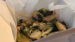 Brussels sprouts at My V Spot in Jacksonville