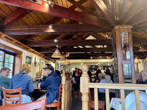 Interior of cafe  #Veganuary at Crafts & Things in Glencoe