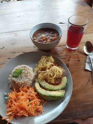 Lunch at Gracias Vida in La Guajira