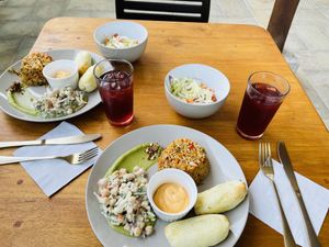 Menu of the day  at Gracias Vida in La Guajira