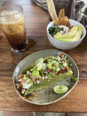 Cauliflower Taco  at Gracias Vida in La Guajira