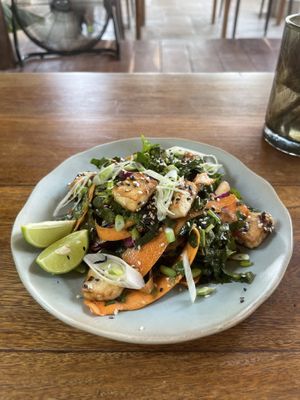 Tofu Salad  at Gracias Vida in La Guajira