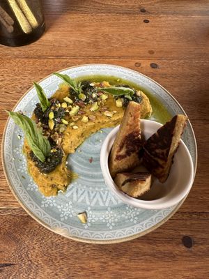 Farmers orzo   at Gracias Vida in La Guajira