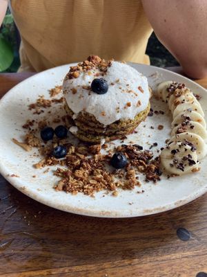 Pancakes  at Gracias Vida in La Guajira