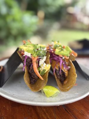 Tacos Al Pastor  at Gracias Vida in La Guajira