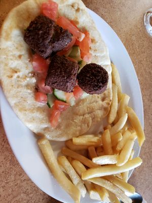 Falafel Wrap at Uncasville Diner in Montville