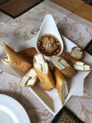 Fried tofu spring rolls  at Phada's Thai Restaurant in Aomori