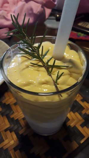 Mango lassi at MOODs  in Chiang Mai