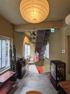 Restaurant interior at TACOS in Tokyo