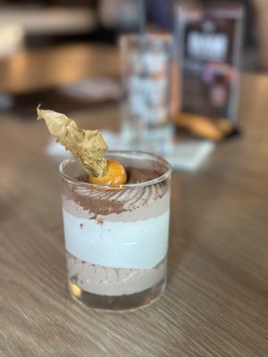 Dessert végane   at Awen in Vannes