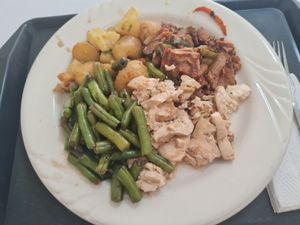 This plate cost 6 usd at Loving Hut in Panama City