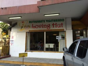 - at Loving Hut in Panama City