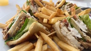 Club Sandwich  at Loving Hut in Panama City