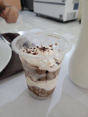 amazing tiramisu for 3$ at Loving Hut in Panama City
