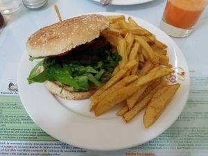 Fake Fish Sandwich at Loving Hut in Panama City